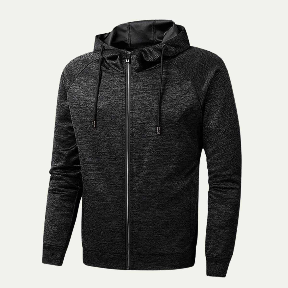 The Portstewart Men's Casual Hooded Zip Up Jacket