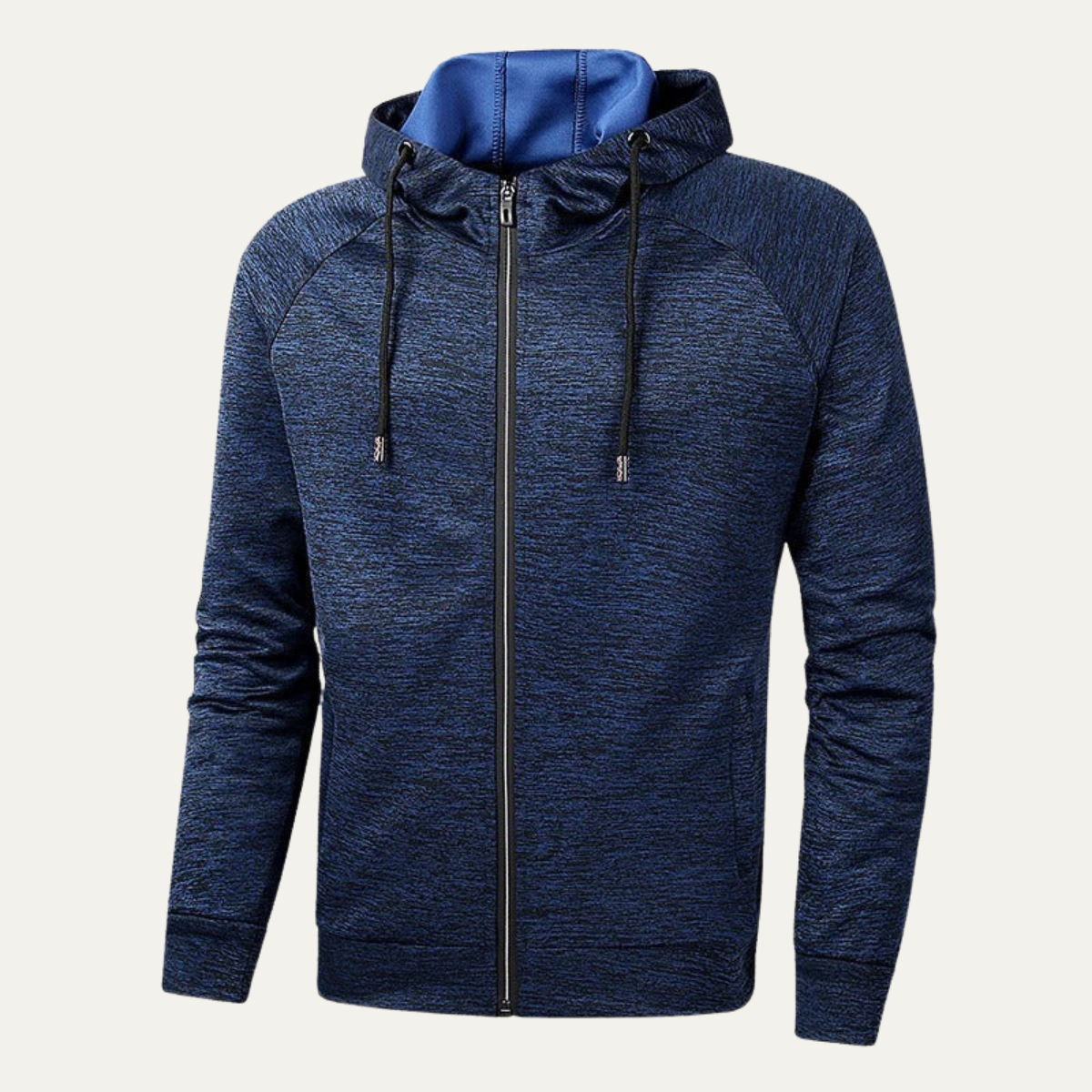 The Portstewart Men's Casual Hooded Zip Up Jacket