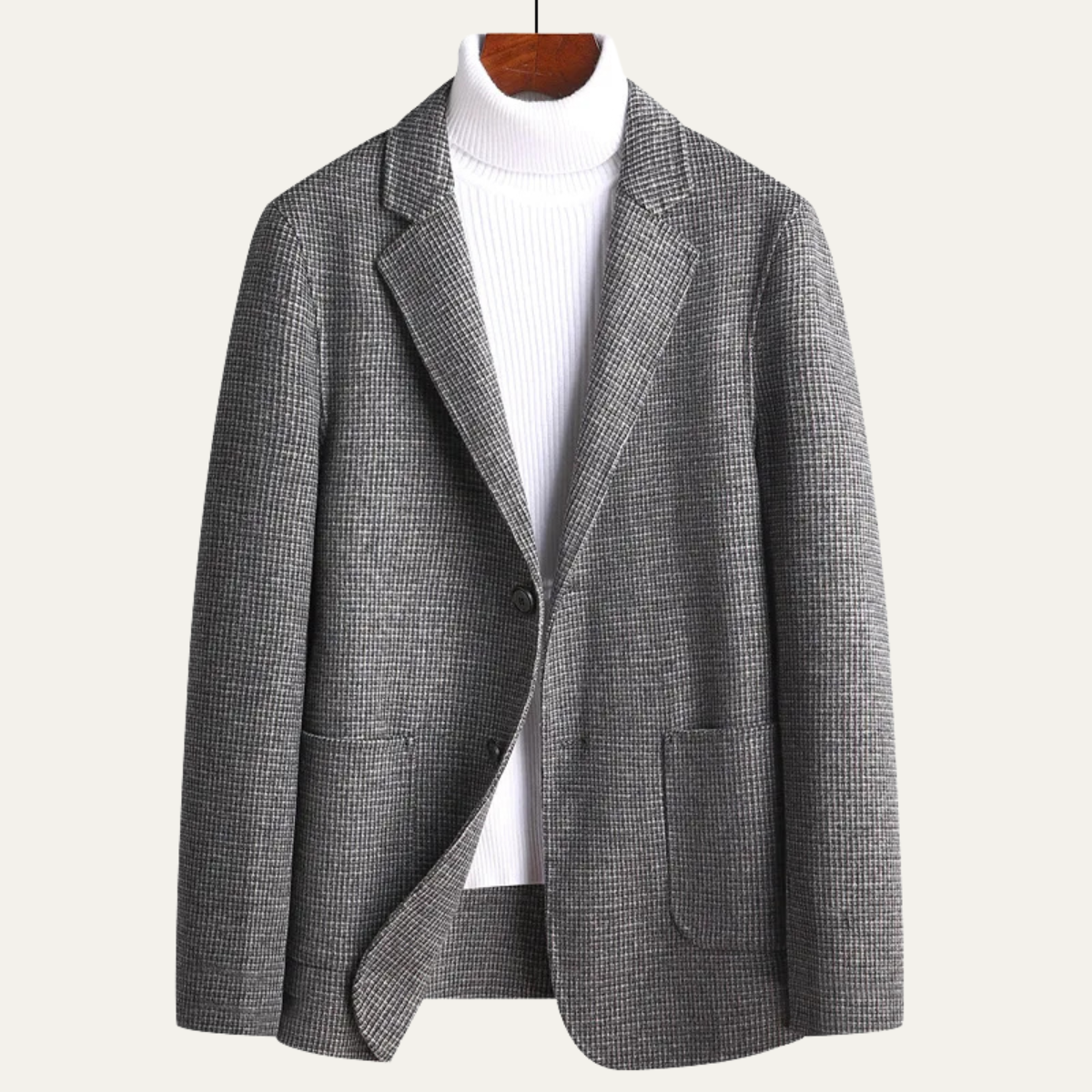 The Cap Ferret Men’s Wool Blend Tweed Blazer Jacket