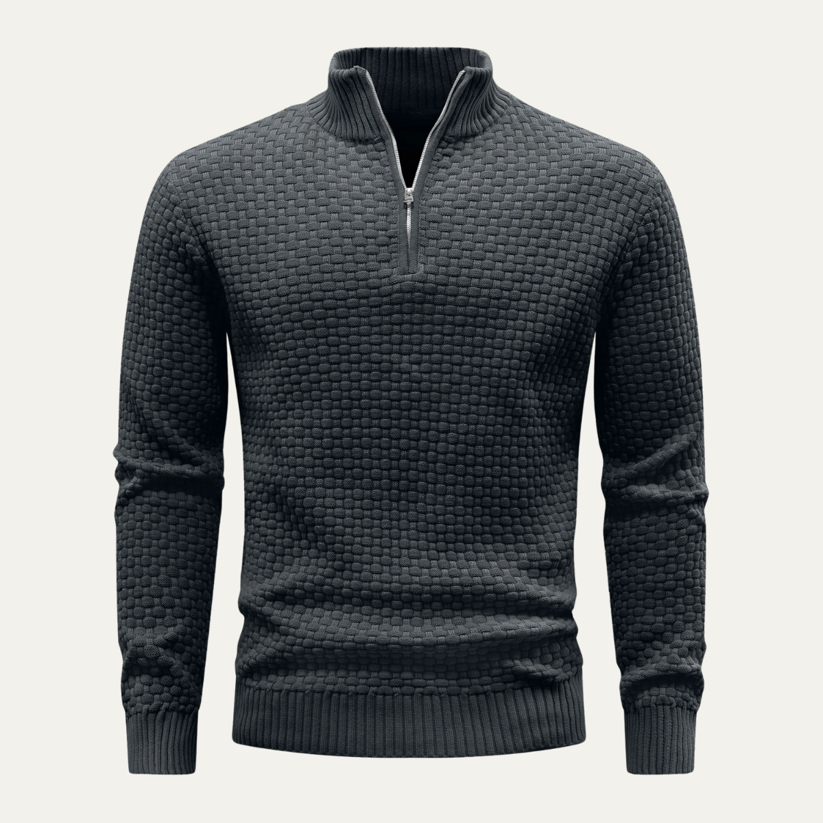 The Westbourne Men’s Half Zip Knit Winter Jumper