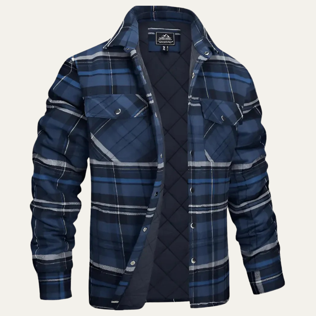 The Monmouth Men's Flannel Check Plaid Jacket