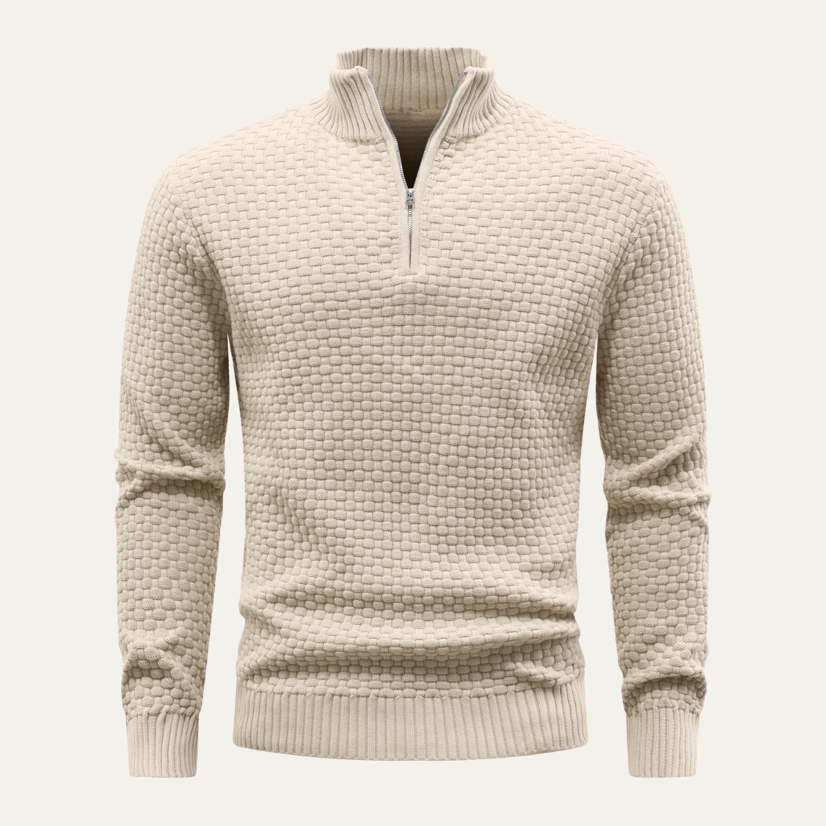 The Westbourne Men’s Half Zip Knit Winter Jumper