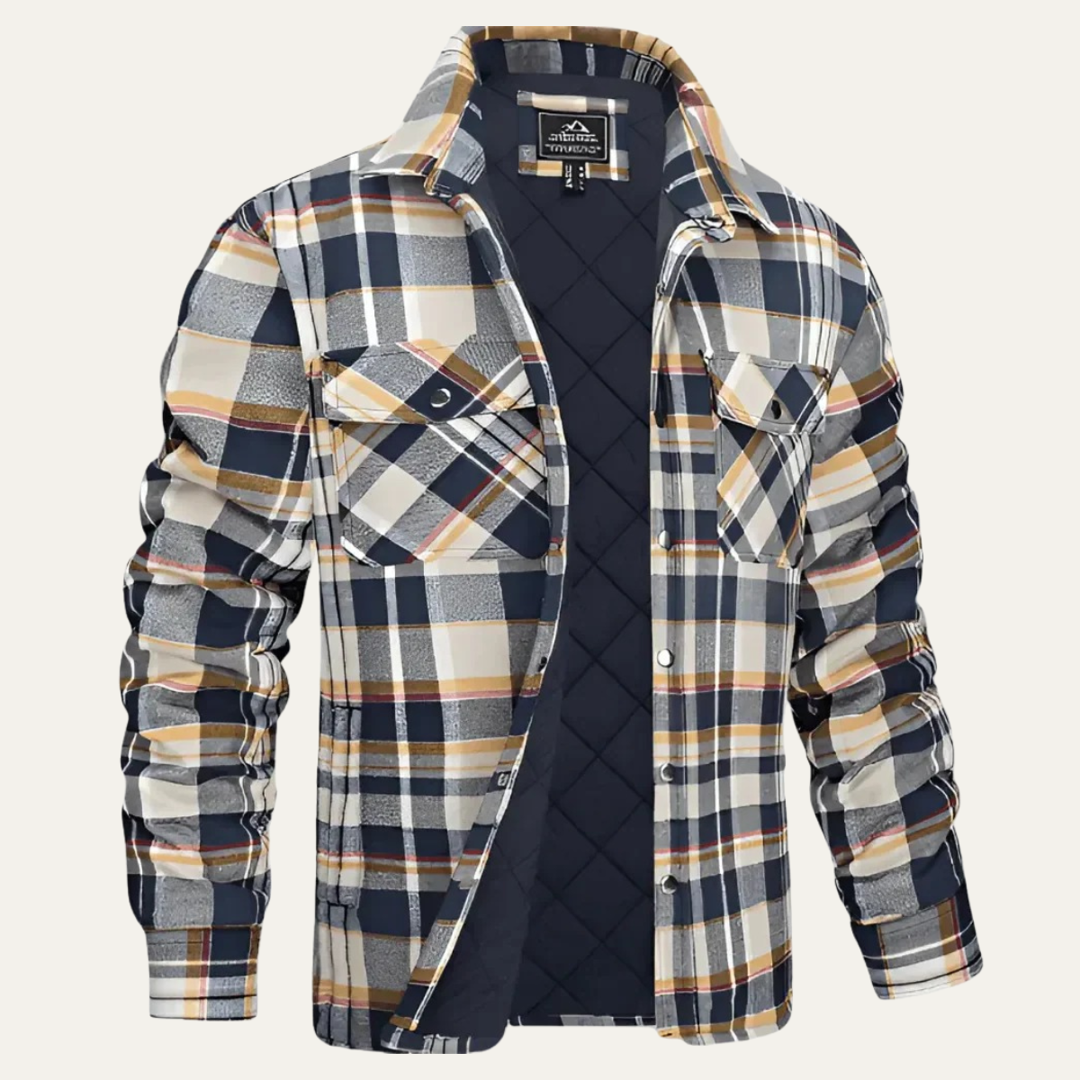 The Monmouth Men's Flannel Check Plaid Jacket