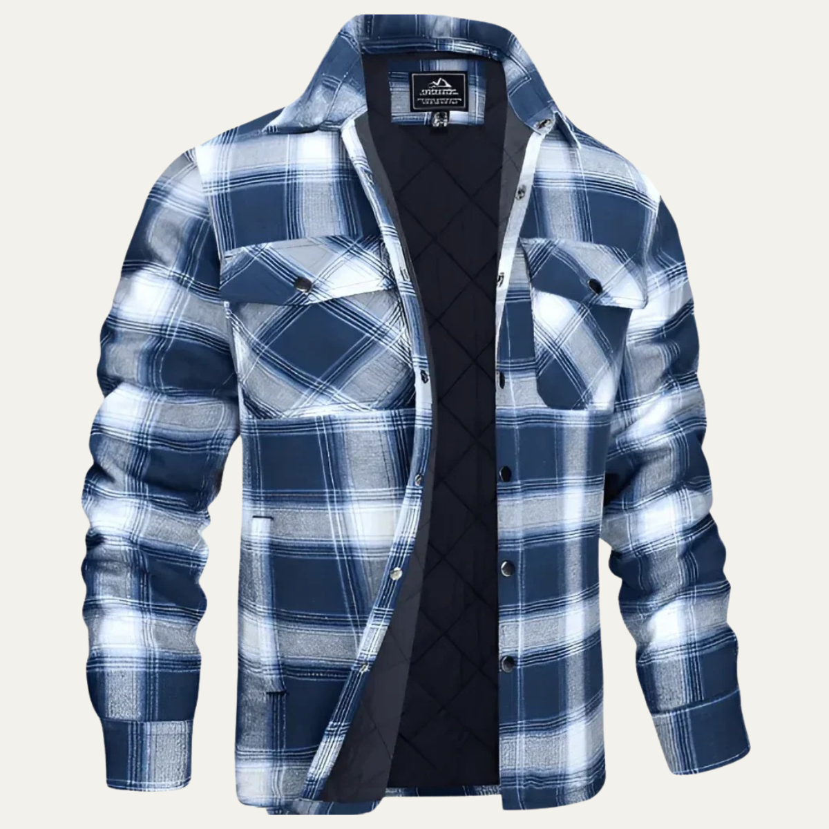 The Monmouth Men's Flannel Check Plaid Jacket
