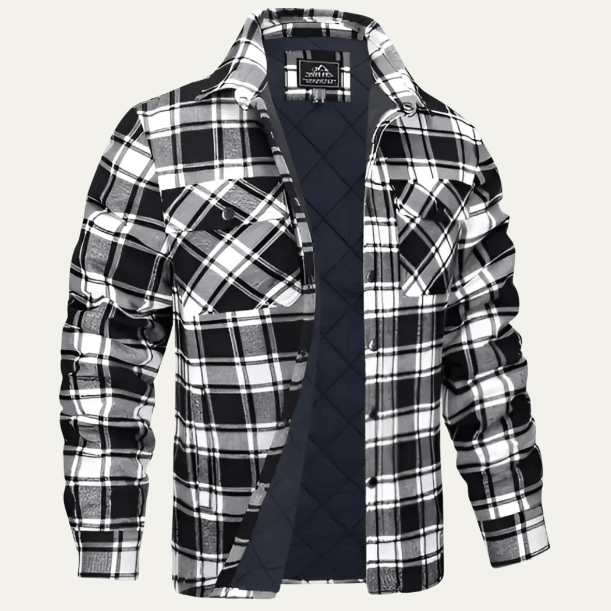 The Monmouth Men's Flannel Check Plaid Jacket