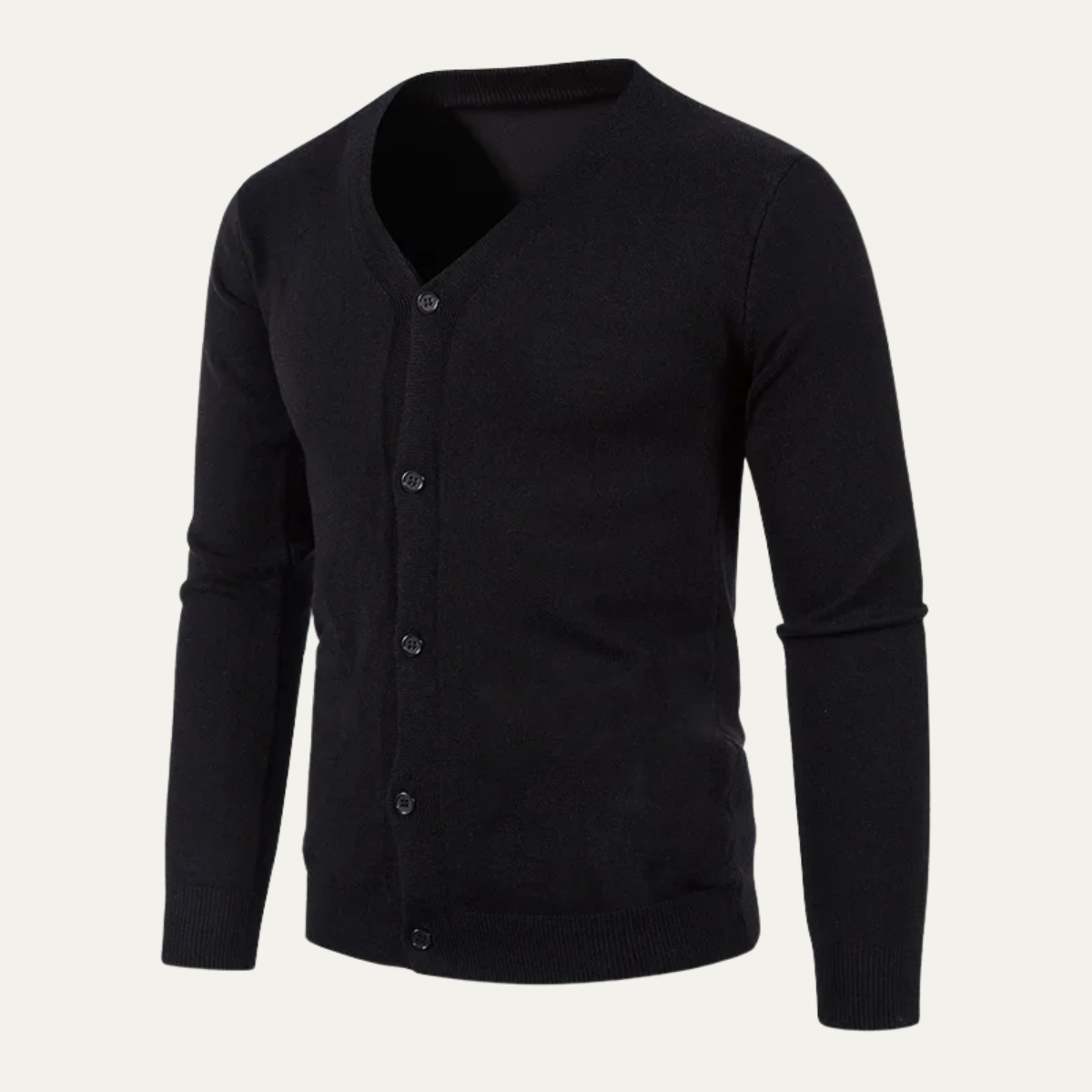 The Cheltenham Men’s V Neck Lightweight Button Cardigan