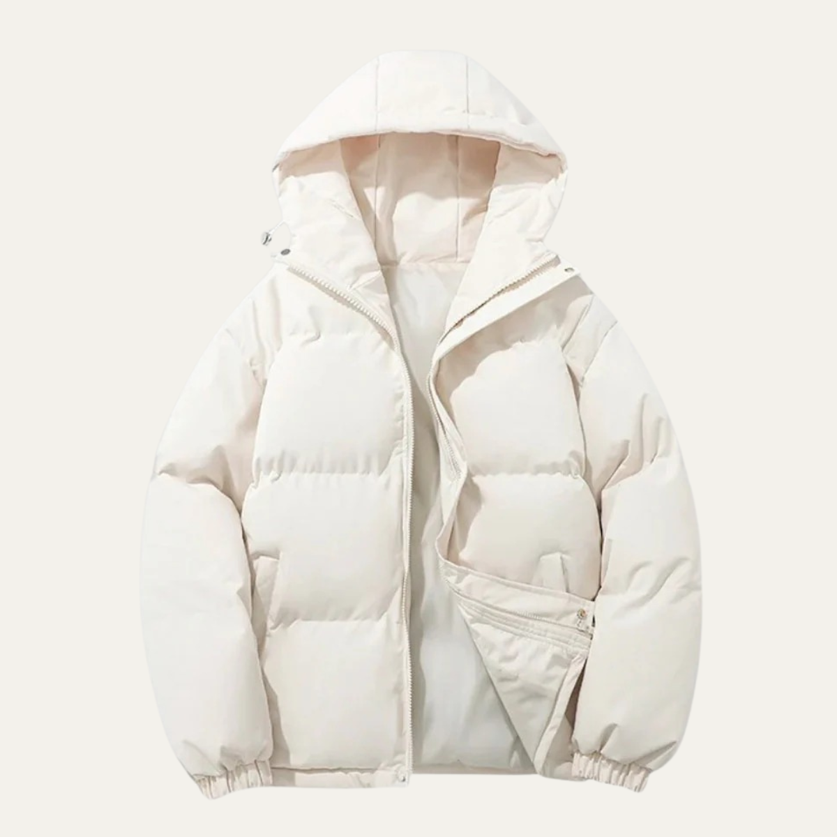 The Hamilton Men's Winter Quilted Puffer Jacket with Hood