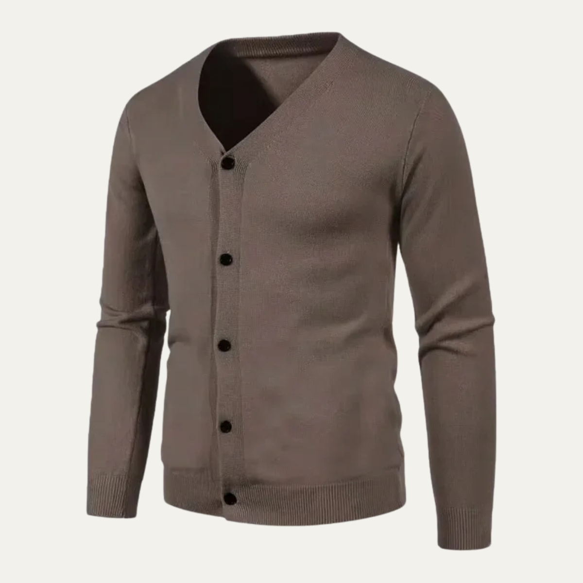 The Gloucester Men’s Trendy V Neck Lightweight Button Cardigan