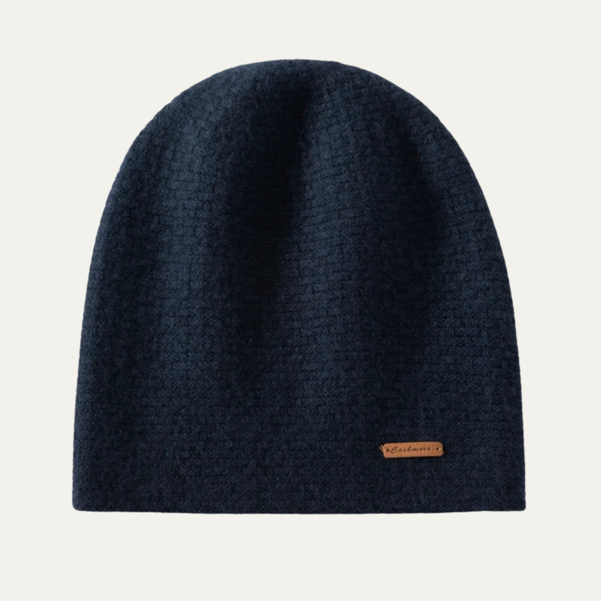 The Westbury Trendy Ribbed Knit Cashmere Beanie
