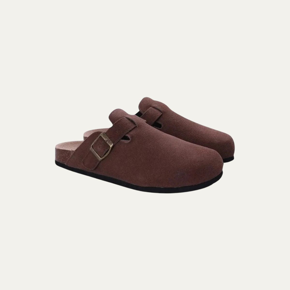 The Aristocrat Old Money Suede Clogs