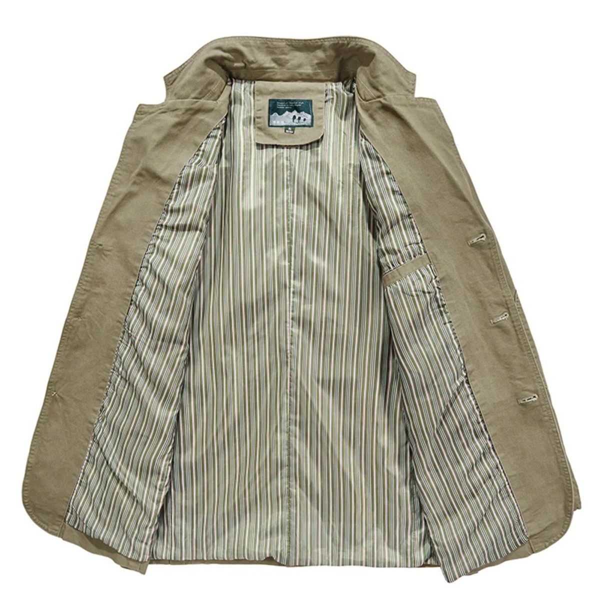 The Reykjavik Men’s Cotton Blazer Style Windbreaker with Pockets