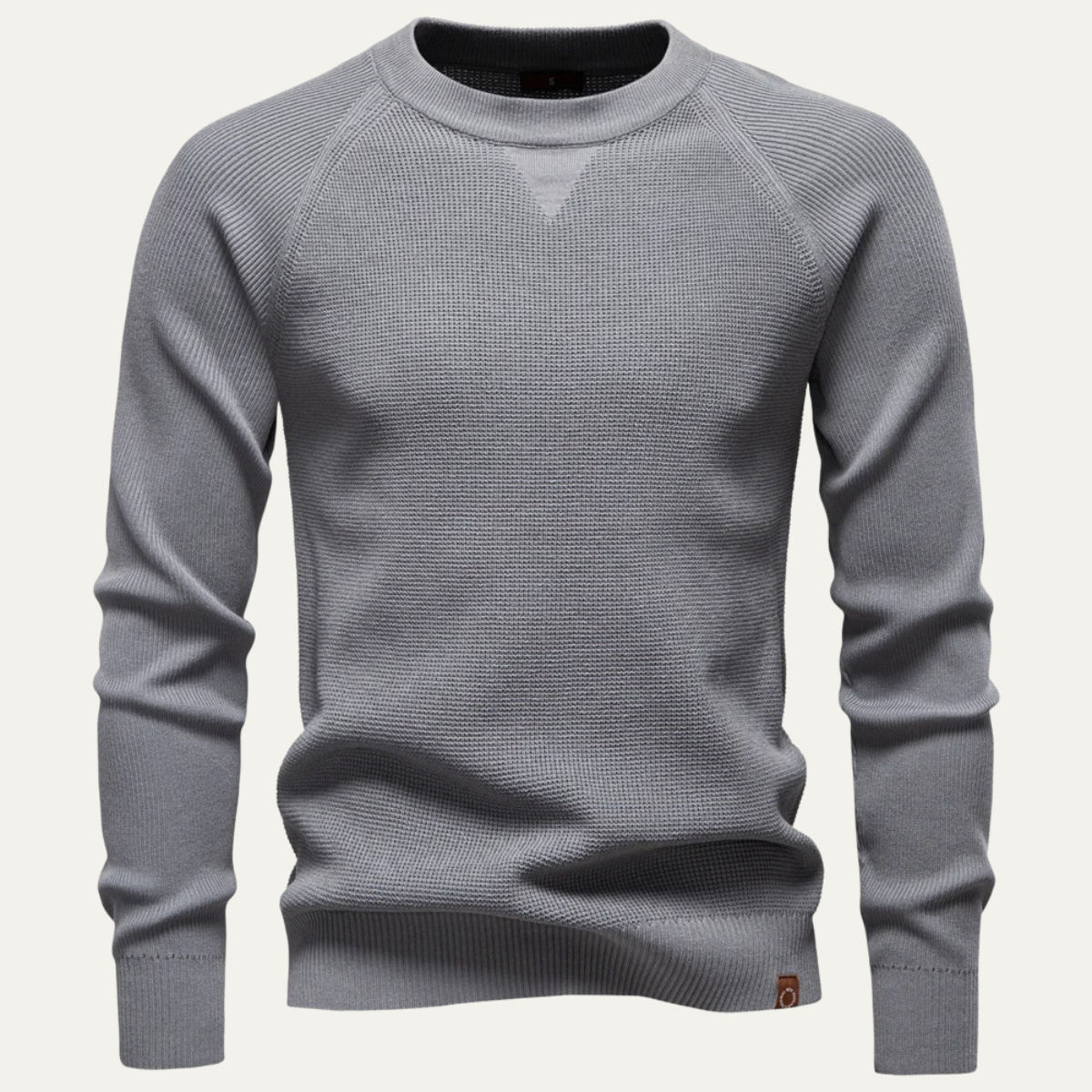 The Anglesey Men's Casual Knitted Crew Neck Jumper