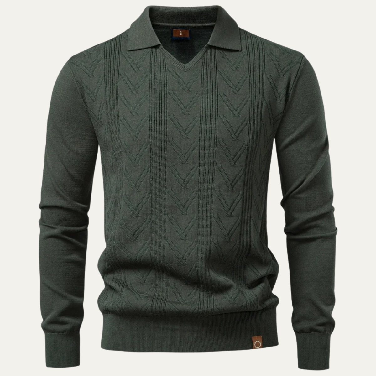 The Scarborough Men's Knit Casual Polo Jumper