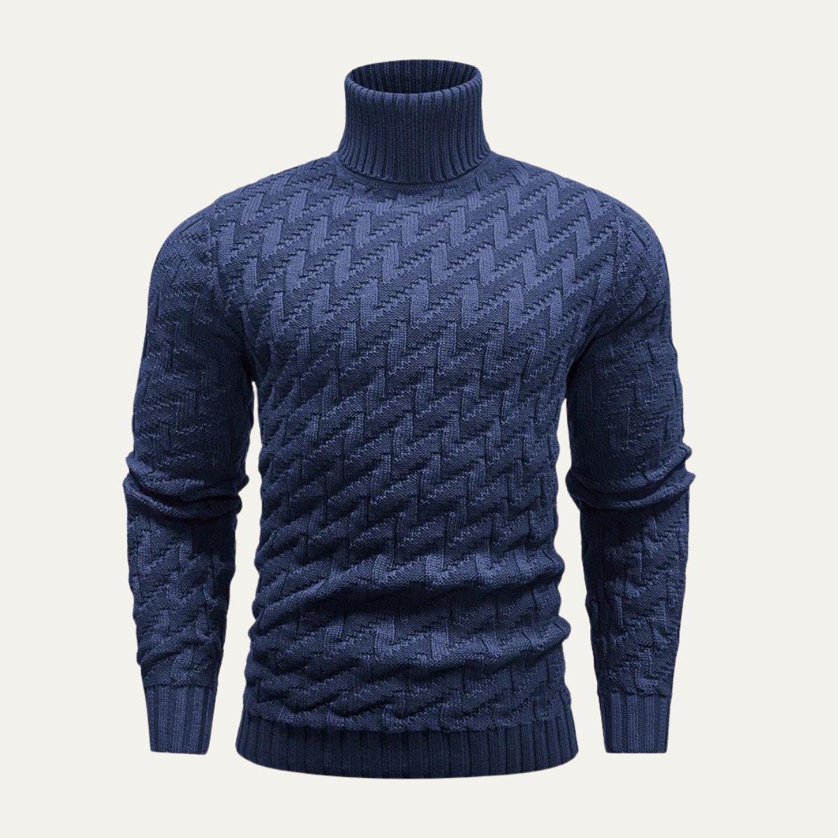 The Sussex Men’s Turtleneck Knit Warm Winter Jumper