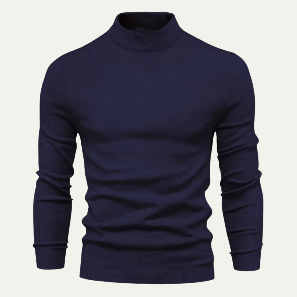 The Caernarfon Men's Slim Fit Turtleneck Casual Jumper