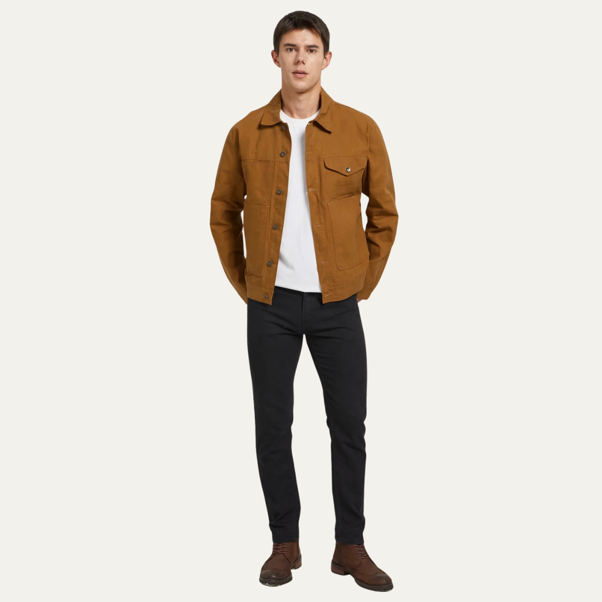 The Balmoral Men’s Retro Ranch Style Canvas Jacket