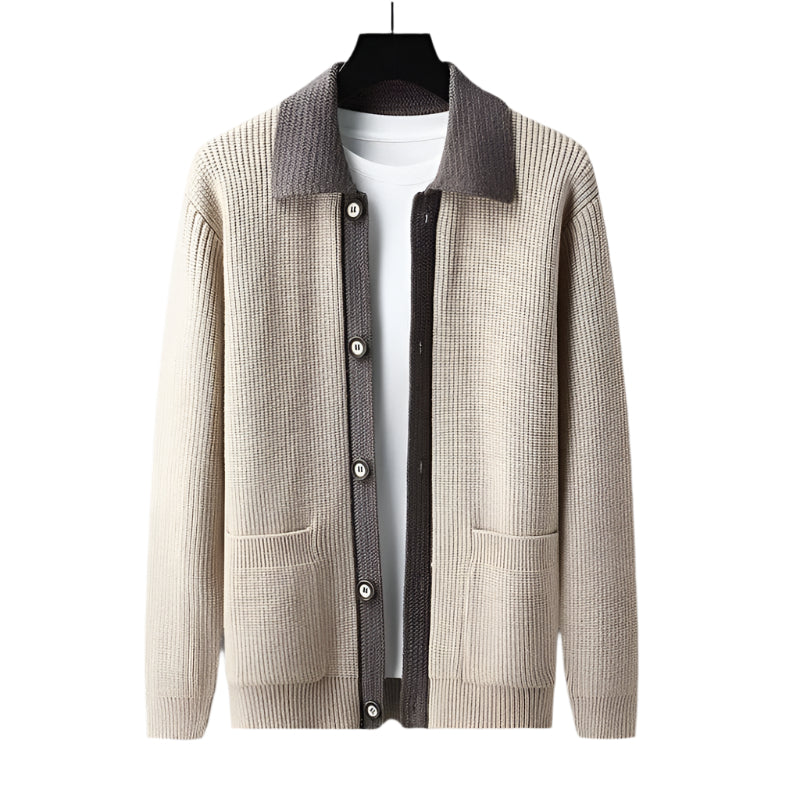 The Inverness Elegant Cardigan with Pockets-The British Gentlemen