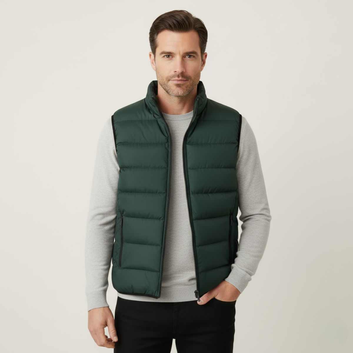 The Chiron Men’s Luxury Puffer Quilted Gilet - 2025