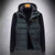 The Paris Quilted Modern Hooded Vest - Zip Front
