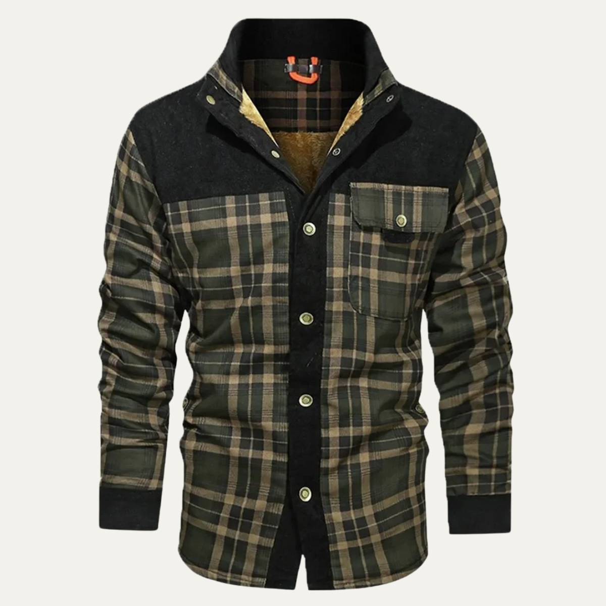 The Gallipoli Men’s Warm Winter Plaid Check Jacket