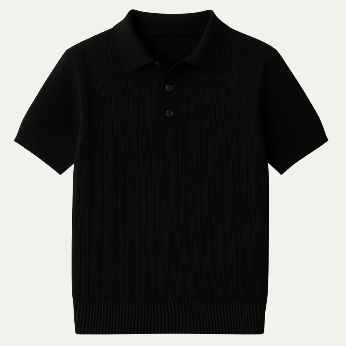 The Bormio Retro Knitted Polo for Men