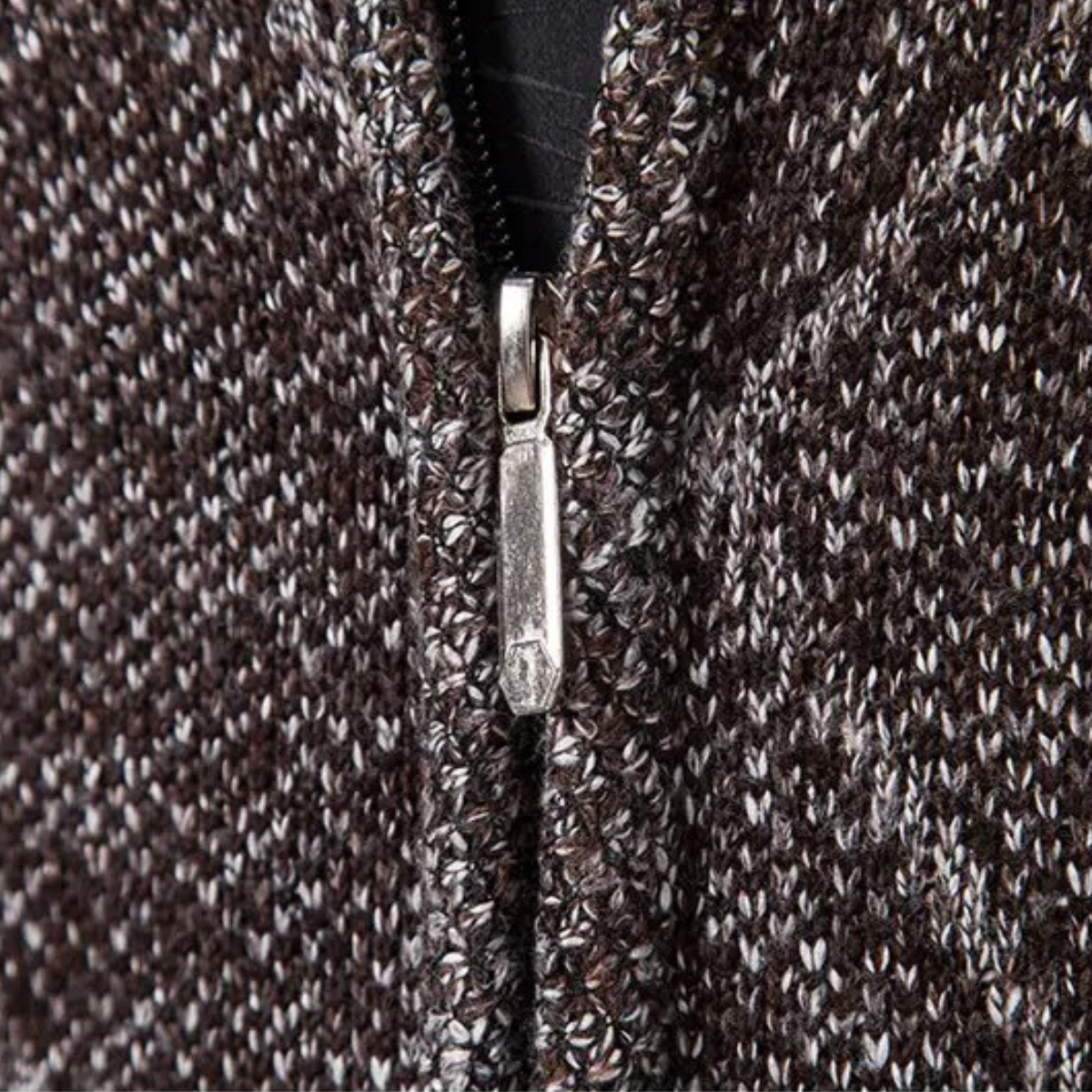 The Angera Men’s Casual Winter Knit Zip Up Jacket