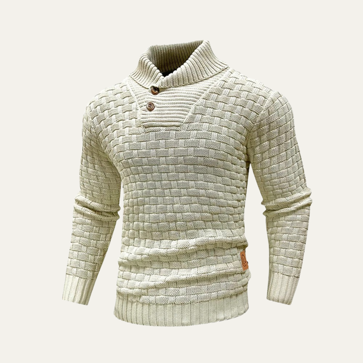The Stirling Men's Textured Knit Winter Jumper