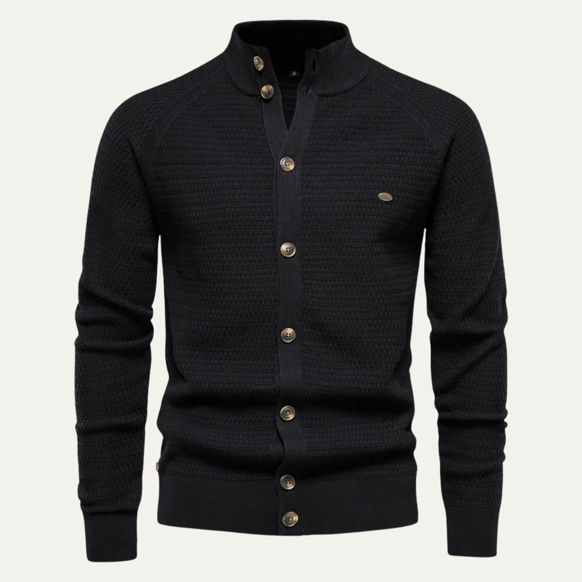 The Caernarfon Men's Casual Button Up Knitted Cardigan