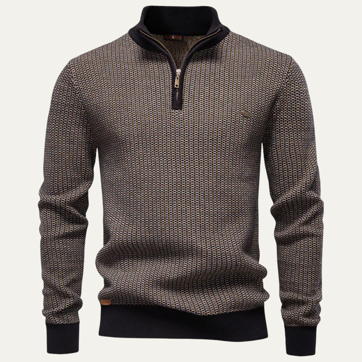 The Conwy Men's Half Zip Warm Winter Jumper