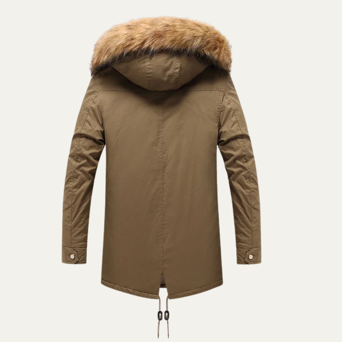 The Manchester Men’s Wam Hooded Winter Parka Coat with Fur Trim