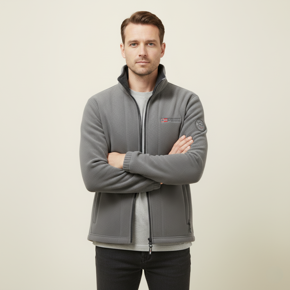The Oslo Fleece Lined Warm Outdoor Jacket for Men