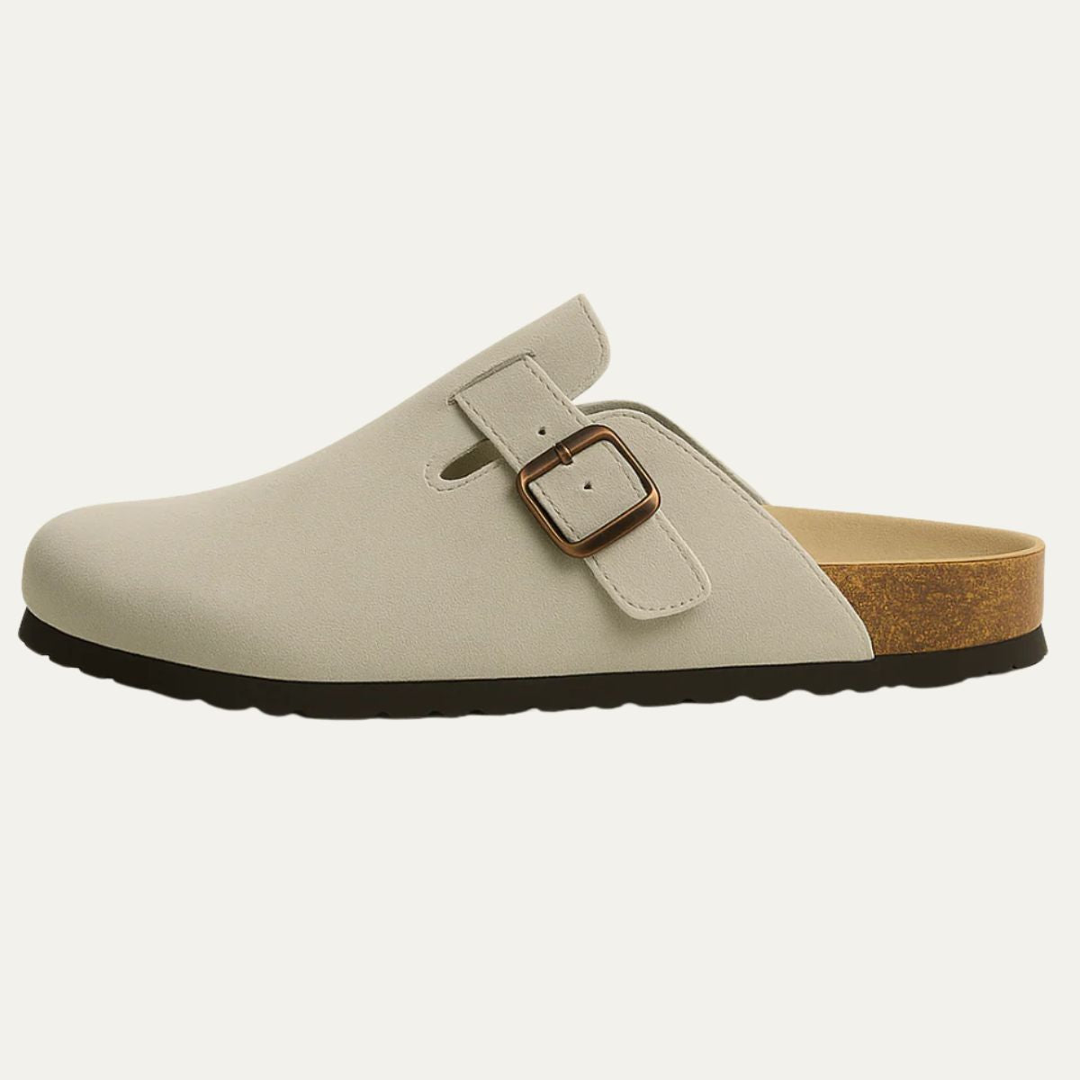 The Amalfi Grey Suede Clogs for Men — Relaxed Old Money Style