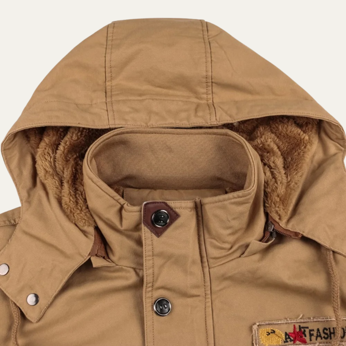 The Fenwick Men’s Thick Plush Lining Hooded Winter Jacket