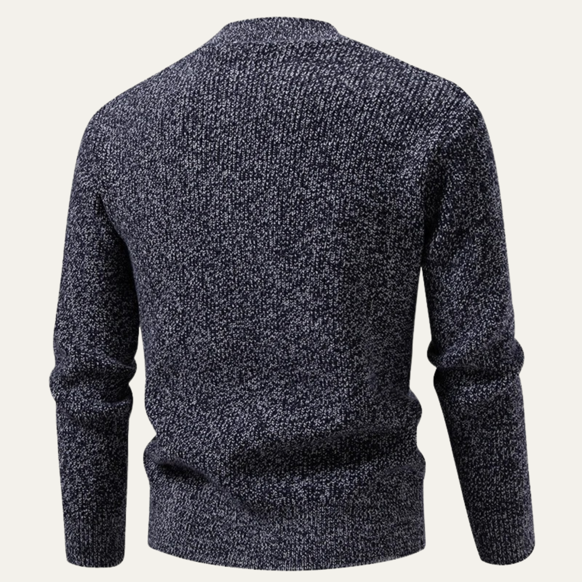 The Asciano Men’s Winter Warm Henley Knit Jumper
