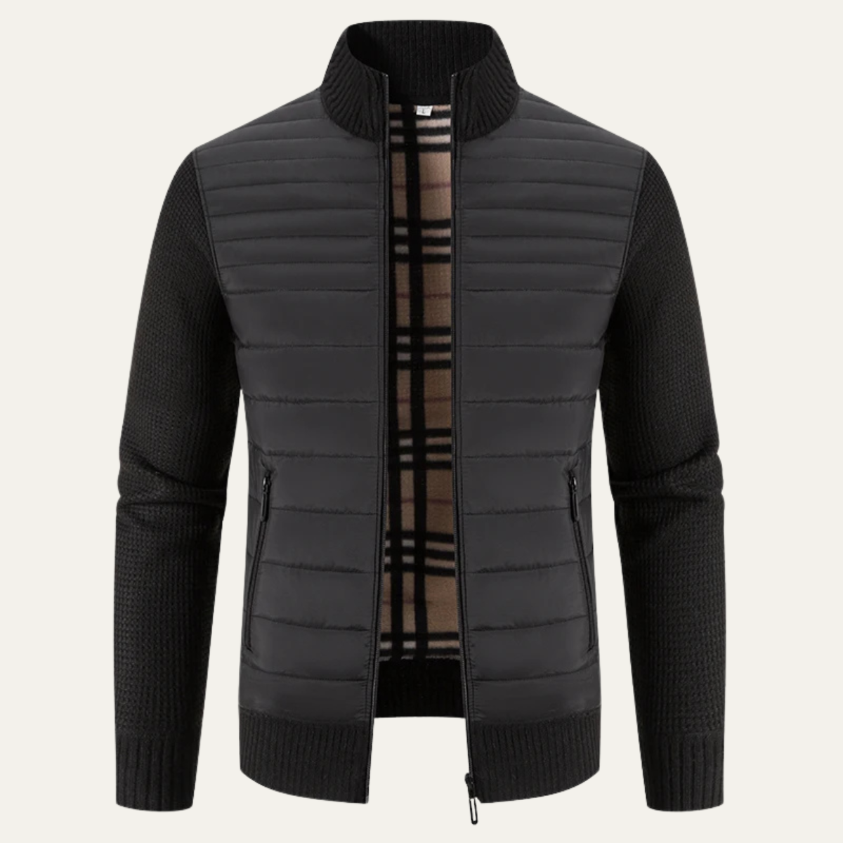 The Cardiff Men's Knit Winter Fleece Jacket