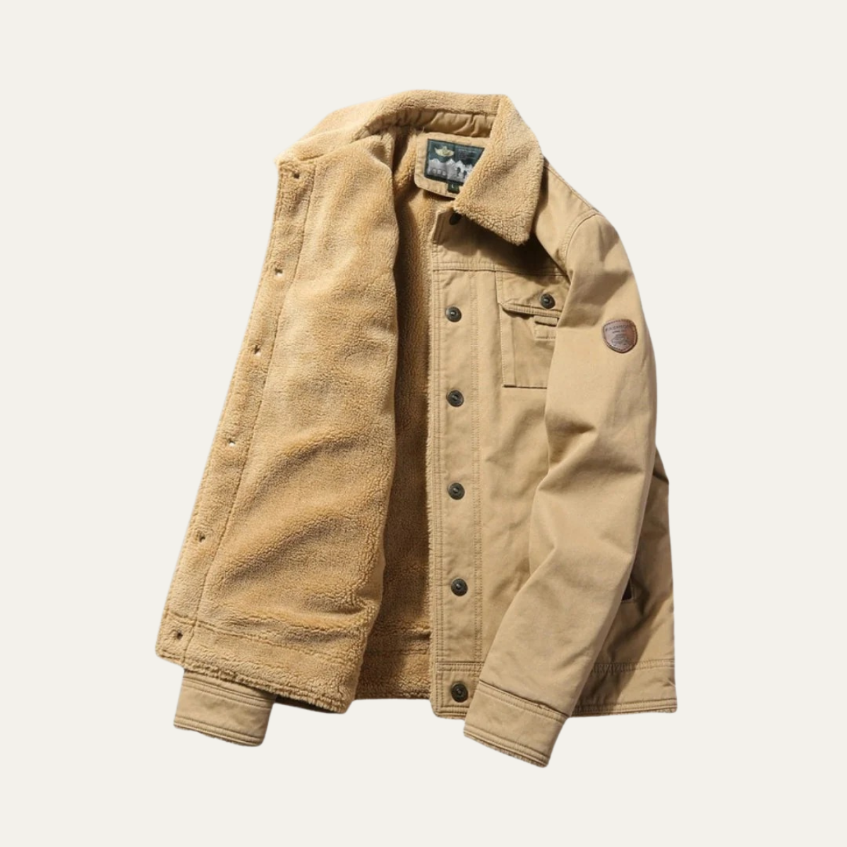 The Montrose Men's Warm Fleece Sherpa Jacket