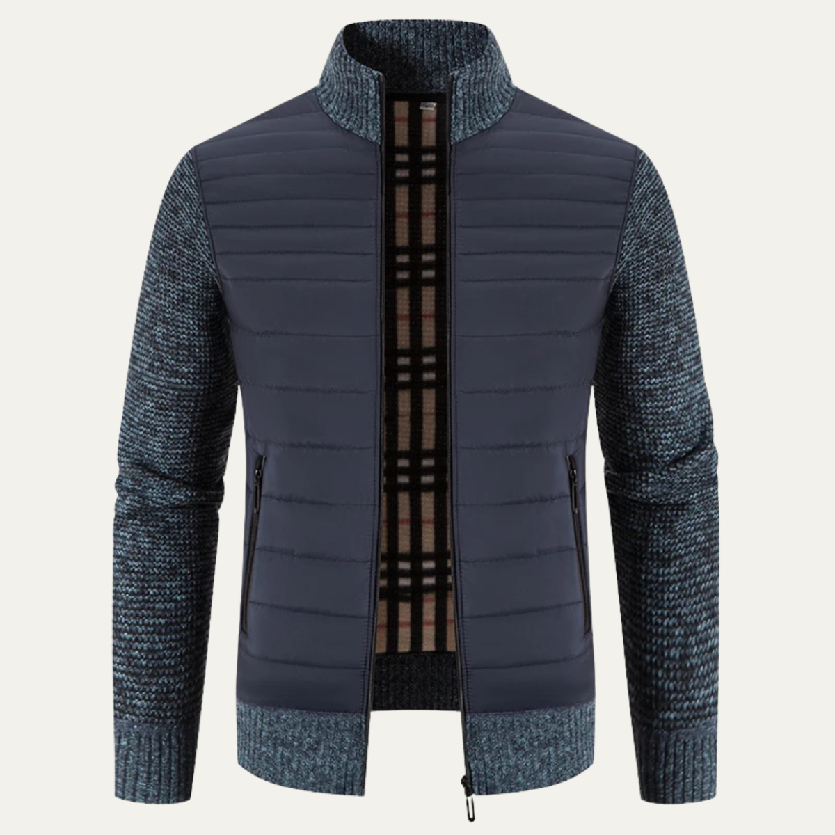 The Cardiff Men's Knit Winter Fleece Jacket