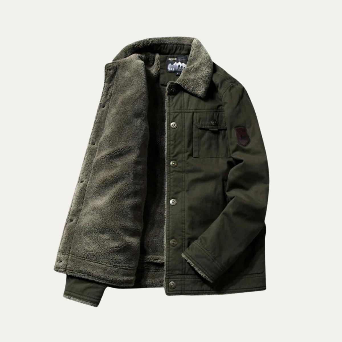 The Montrose Men's Warm Fleece Sherpa Jacket