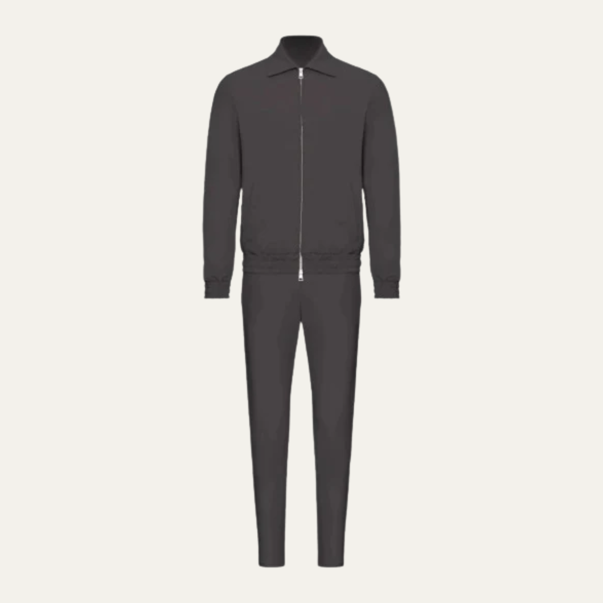 The Platinum Grey Luxury Men’s Modern Co Ord Lounge Wear Set