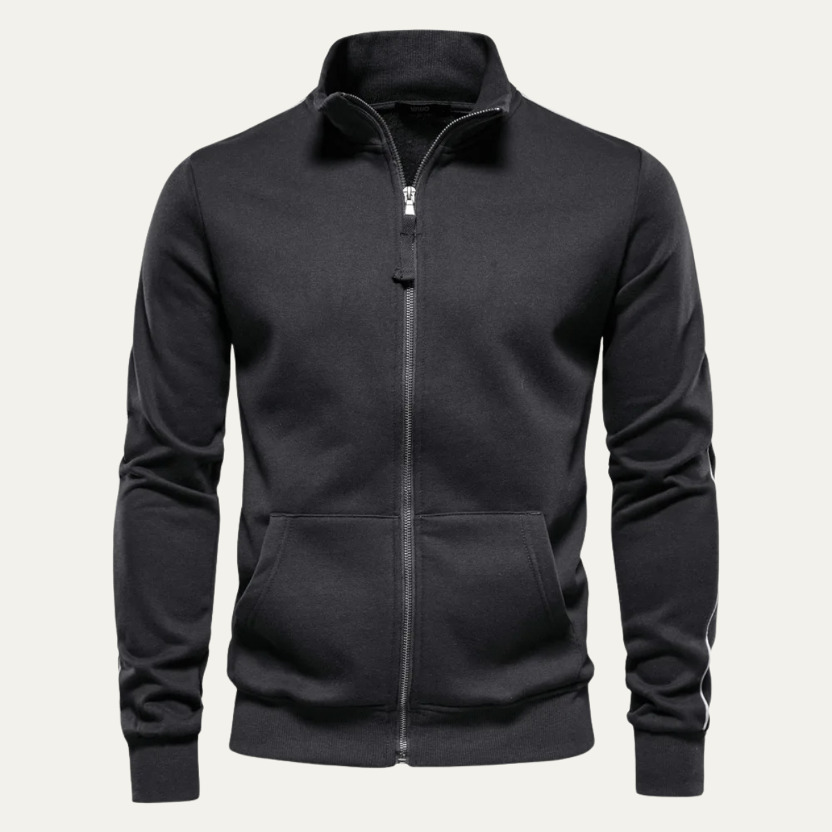 The Linosa Men's Zip Up Slim Fit Cotton Casual Jacket