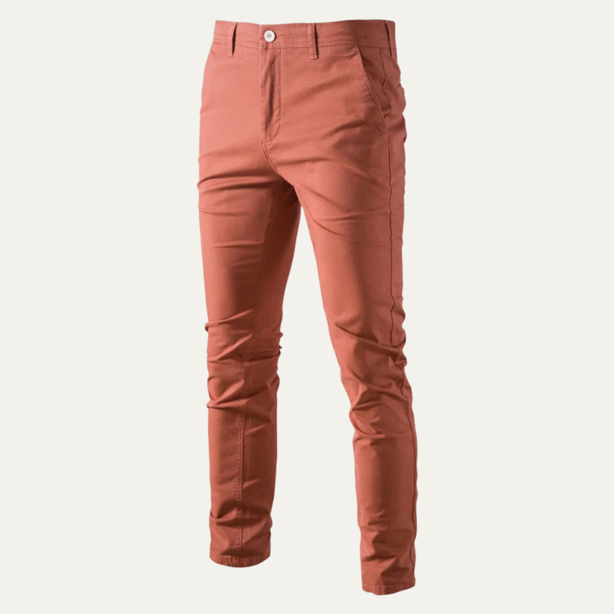 The Shrewsbury Men's Trendy Slim Fit Cotton Business Chino Trousers