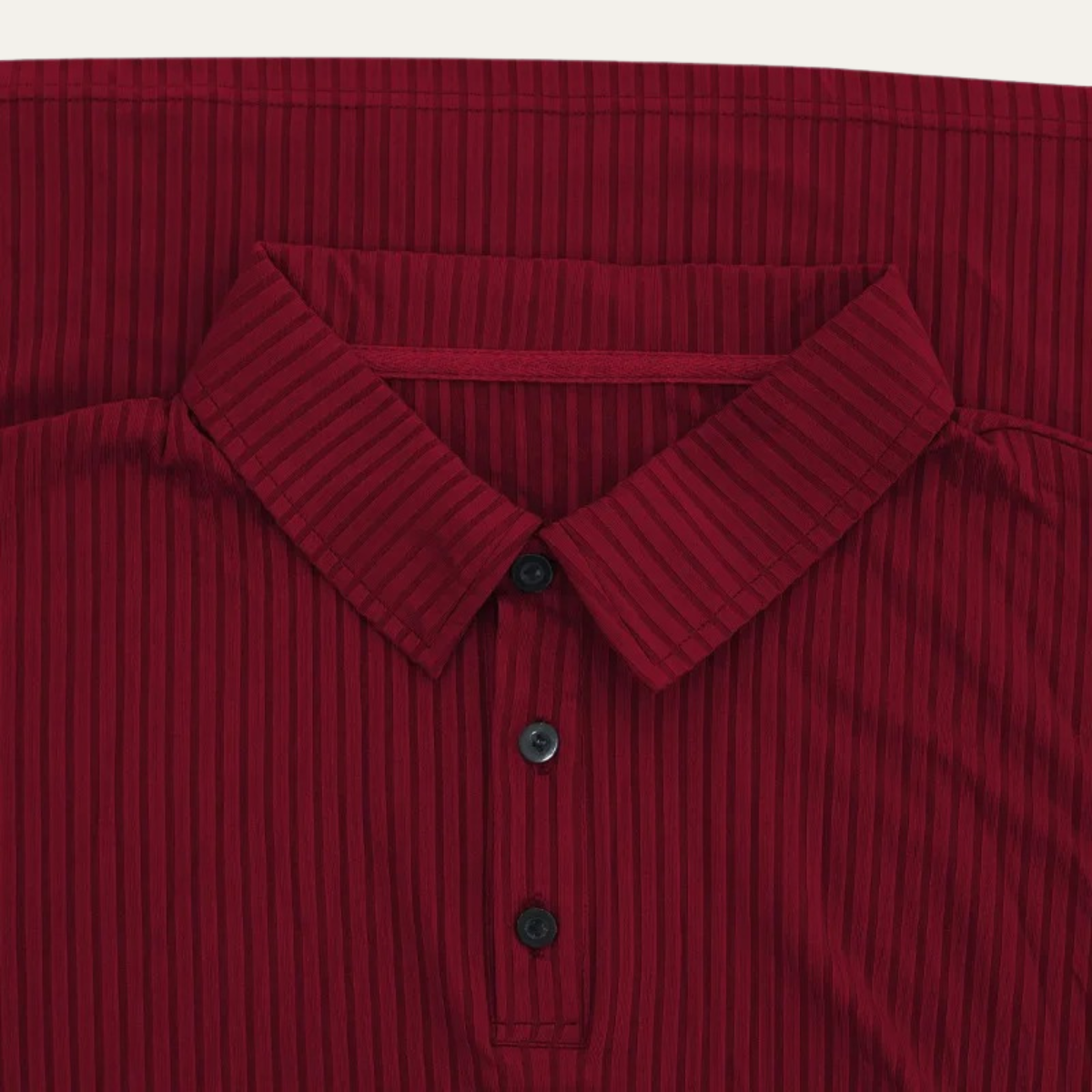 The Sorrento Men’s Ribbed Casual Button Neck Polo Shirt