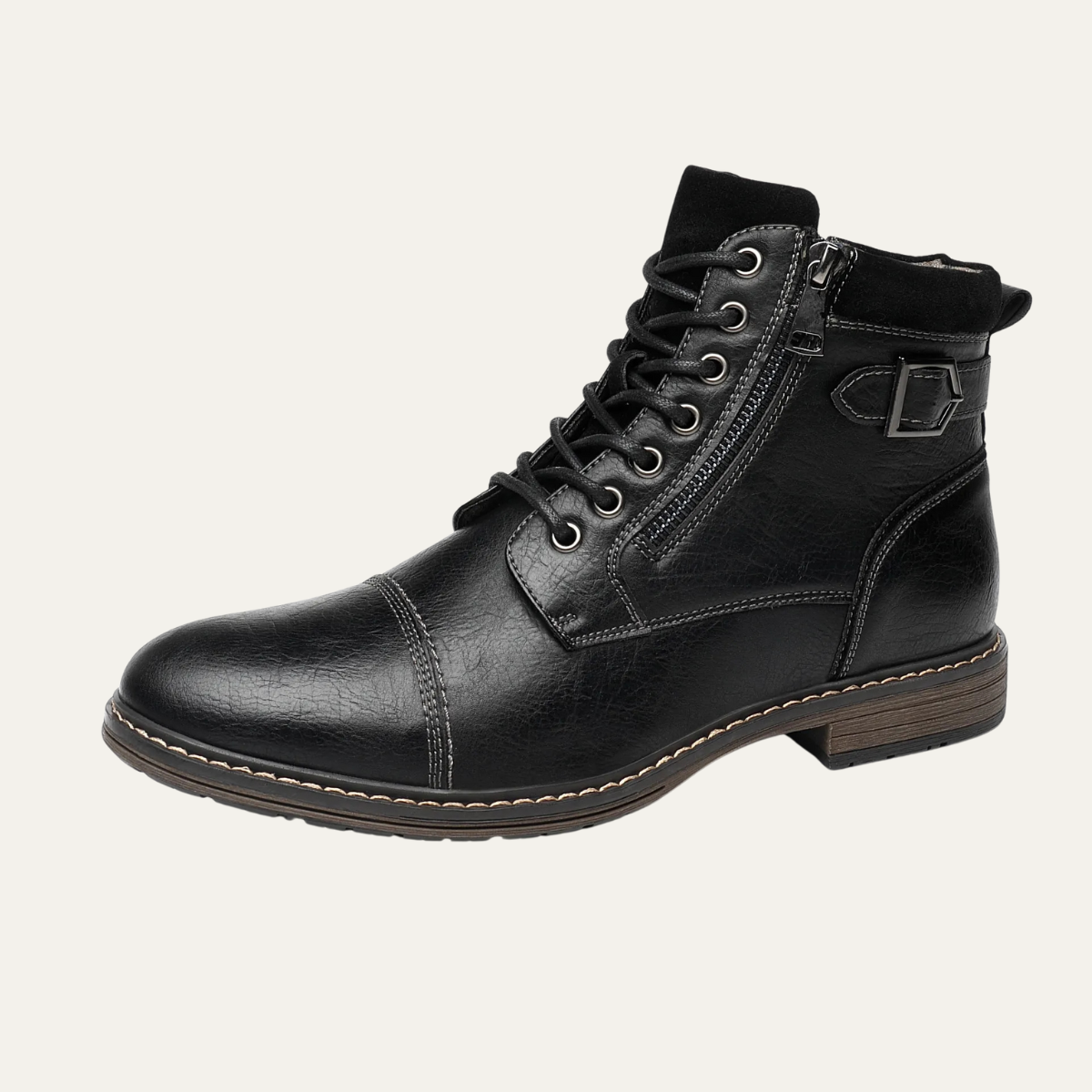 The Brescia Men’s Casual Vintage Leather Ankle Boots