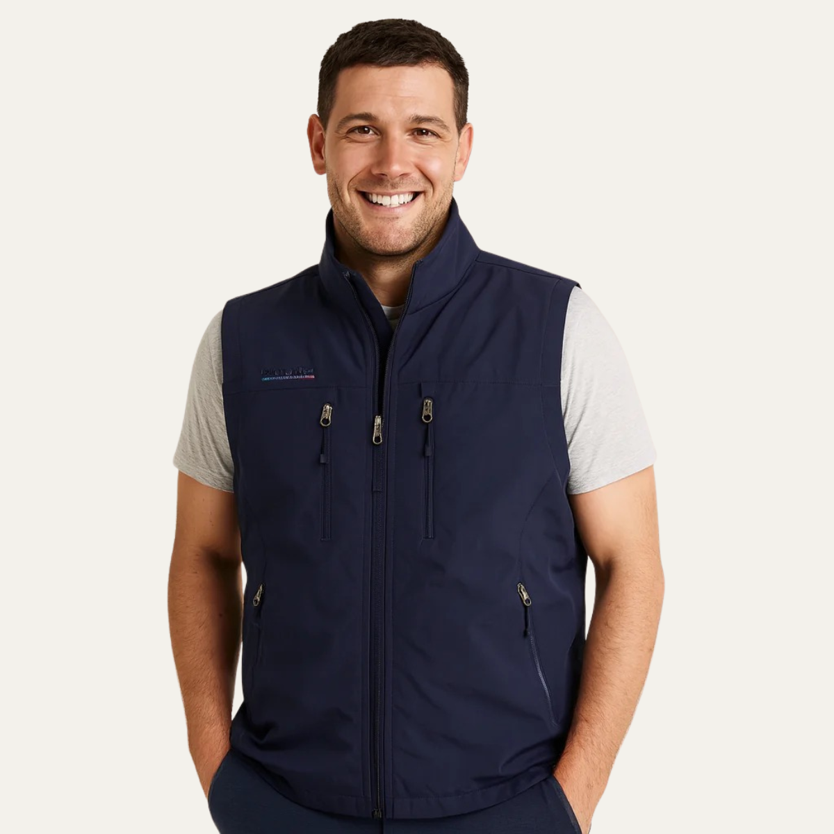 The Glasgow Men's Outdoor Gilet - Modern Sleeveless Jacket with Multiple Pockets