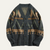 The Redruth Men’s Vintage Geometric Button Up Cardigan