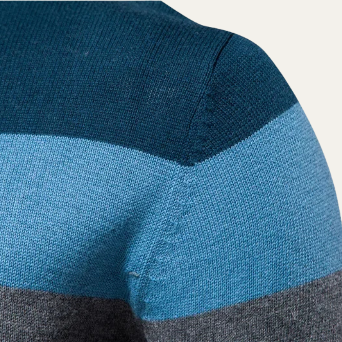 The Marsala Men's Casual Crew Neck Knit Striped Jumper