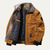 The Manarola Men’s Corduroy Thermal Jacket with Fur Collar