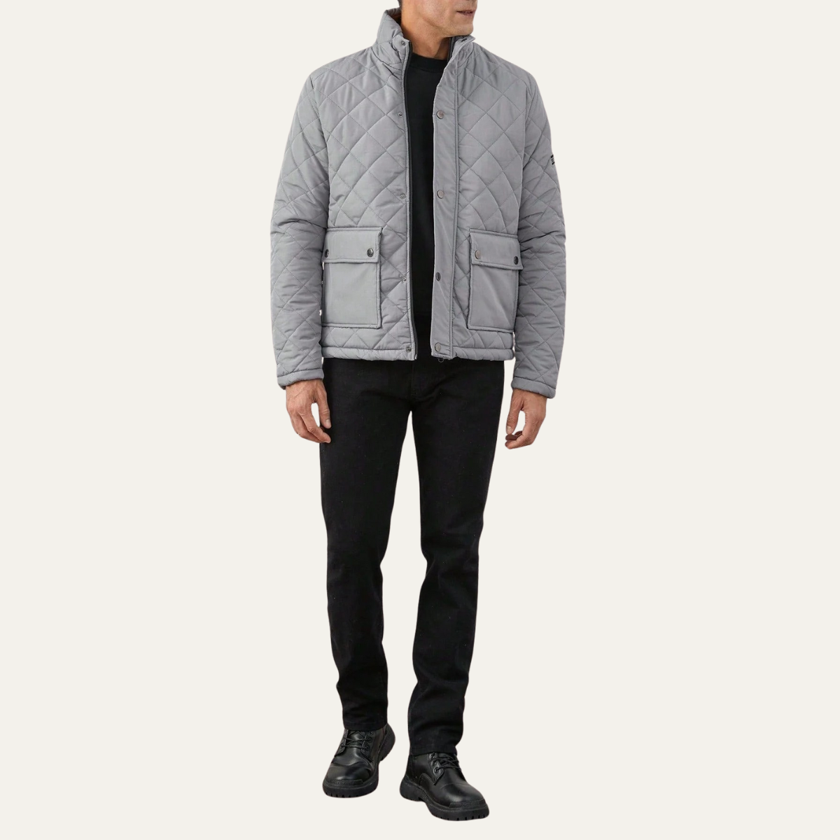 The Lincoln Men's Quilted Insulated Winter Outerwear Jacket