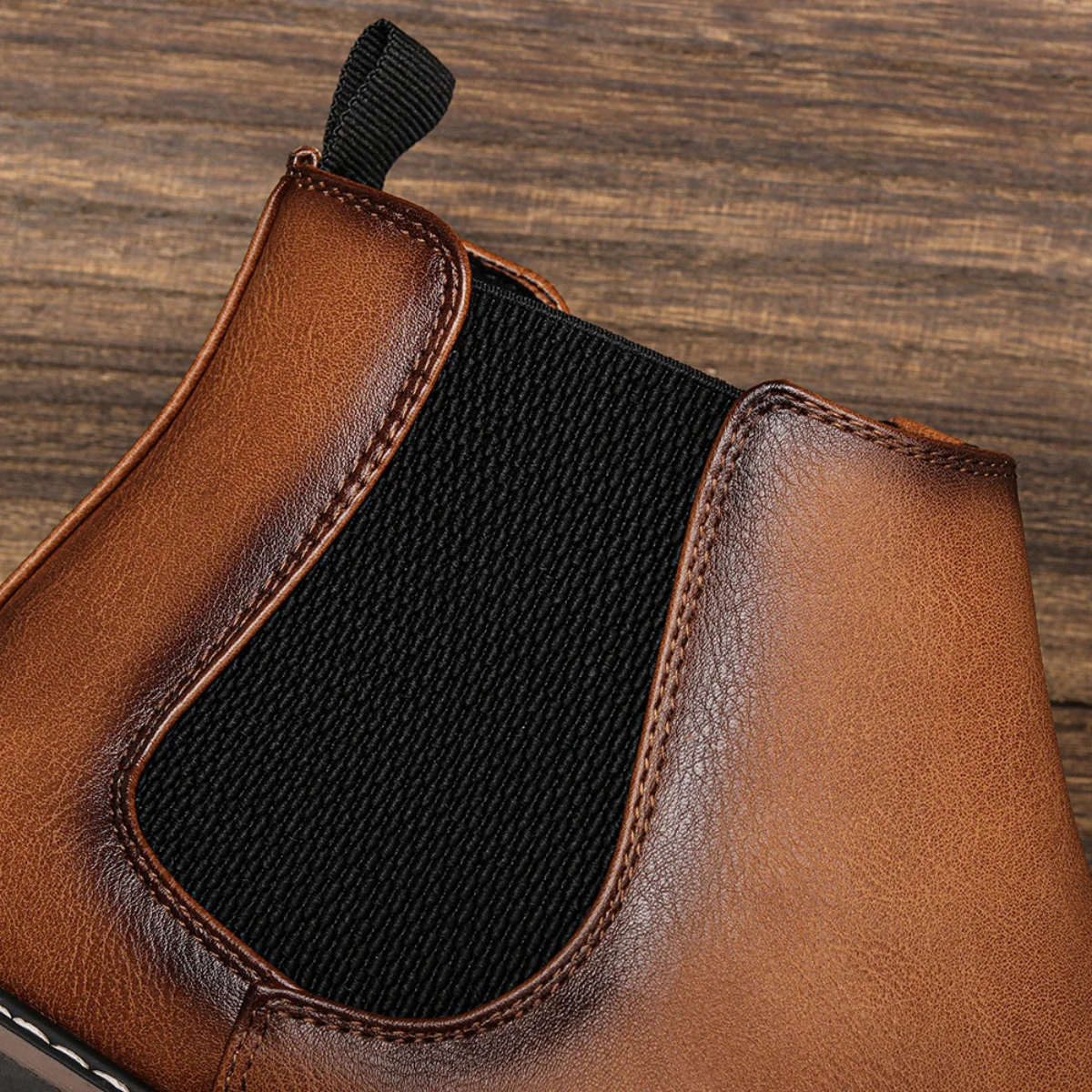 The Conegliano Men's Trendy Ankle Leather Chelsea Boots