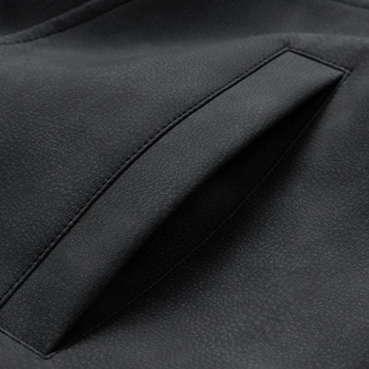 The Soriano Men's Leather Bomber Jacket with Collar